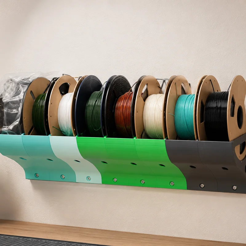 Hệ thống giá treo cuộn nhựa (spool holder) dạng mô-đun gắn tường