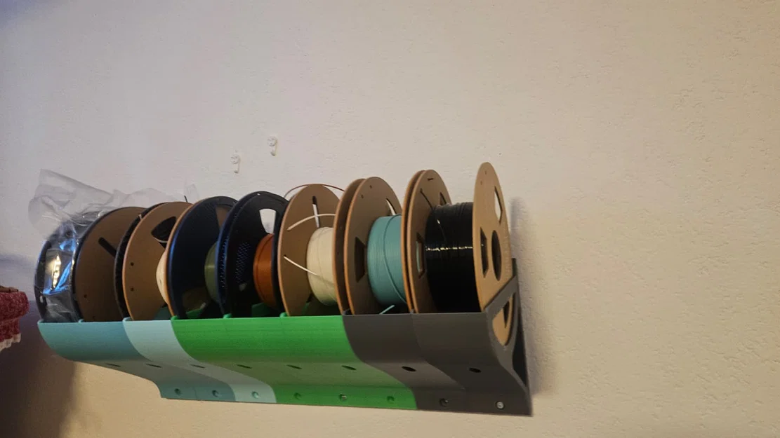 Hệ thống giá treo cuộn nhựa (spool holder) dạng mô-đun gắn tường - Image 2