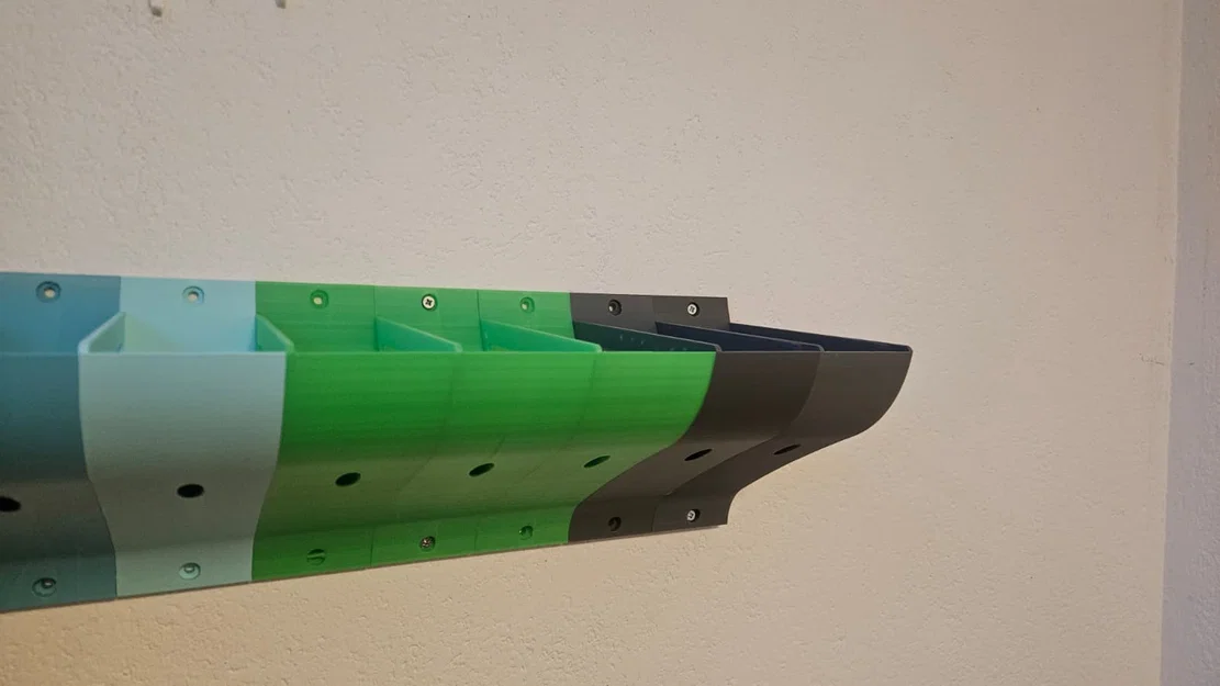 Hệ thống giá treo cuộn nhựa (spool holder) dạng mô-đun gắn tường - Image 3