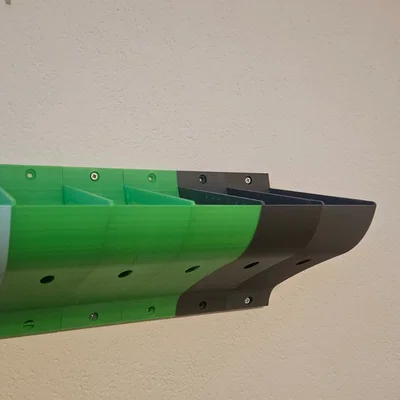 Hệ thống giá treo cuộn nhựa (spool holder) dạng mô-đun gắn tường