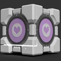 Steam Machine Companion Cube / Vỏ đựng Weighted Storage Cube - Thumbnail 2