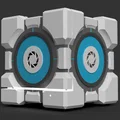 Steam Machine Companion Cube / Vỏ đựng Weighted Storage Cube - Thumbnail 3