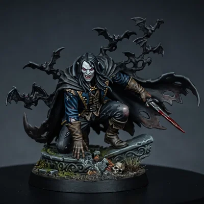Mô hình Vampire Assassin - Sát thủ Ma cà rồng ấn tượng cho D&D