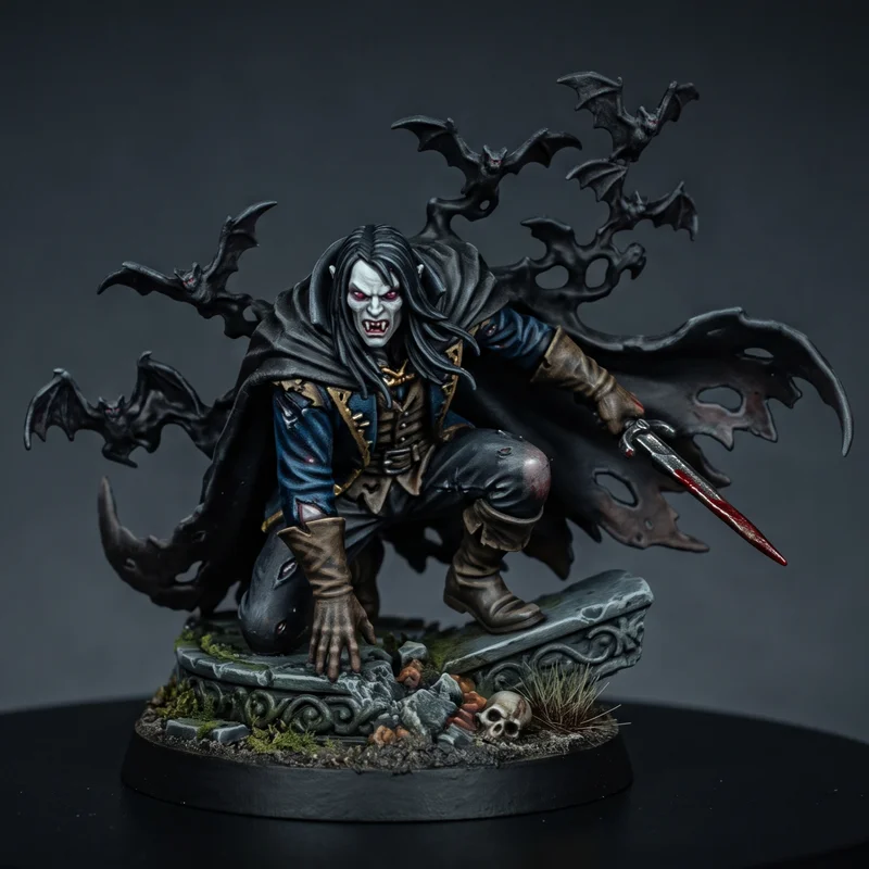 Mô hình Vampire Assassin - Sát thủ Ma cà rồng ấn tượng cho D&D