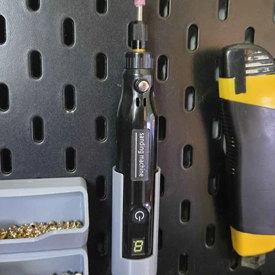 Giá đỡ máy mài Dremel cho bảng treo Ikea Skadis