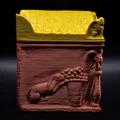 Mô hình hộp đựng di cốt La Mã với nắp rời - Thumbnail 4