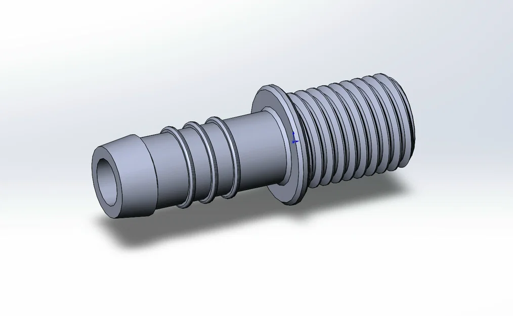 Đầu nối ống dẫn phi 6mm (Schtu-tser) - File 3D chuẩn xác - Image 1