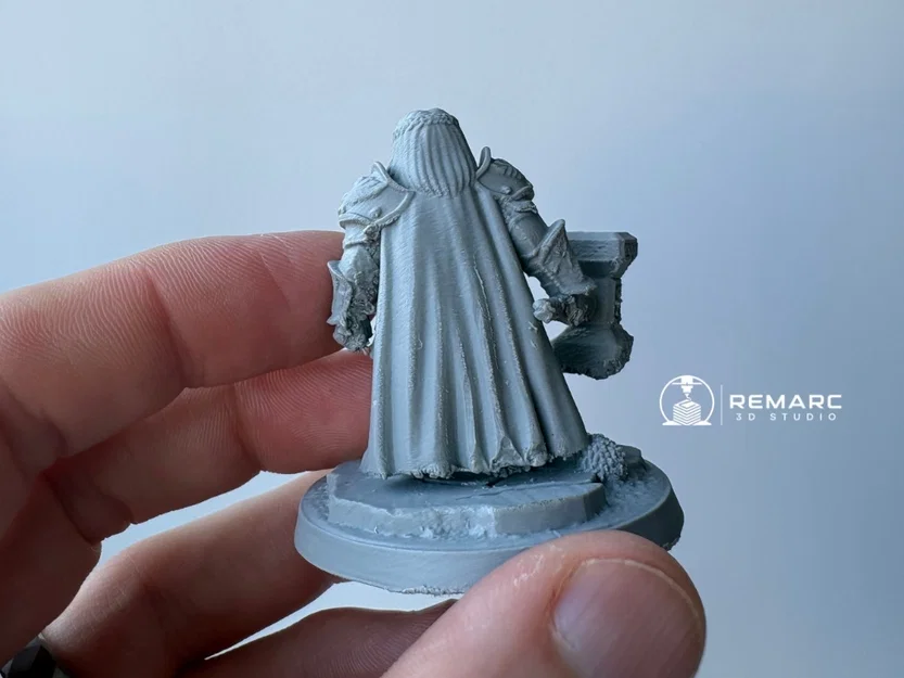 Mô hình Nữ Hoàng Người Lùn | Nhân vật Anh Hùng RPG | Mô hình 3D cho game trên bàn - Image 6