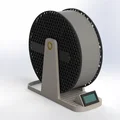 Hộp sấy nhựa Filament Dry Box với con lăn, đồng hồ đo ẩm và khay chống ẩm - Thumbnail 1