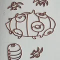 Tranh treo tường 2D Flukemarm và Flukes trong Hollow Knight - Thumbnail 2