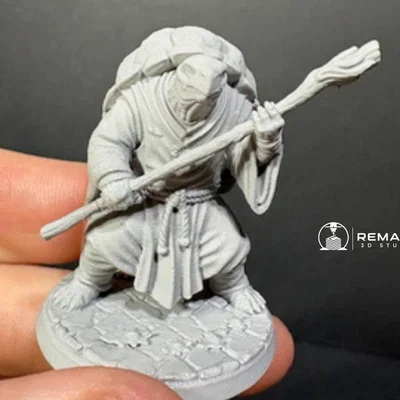Turtle Monk Warrior – Mô hình chiến binh rùa 50mm