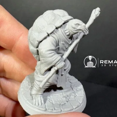 Turtle Monk Warrior – Mô hình chiến binh rùa 50mm