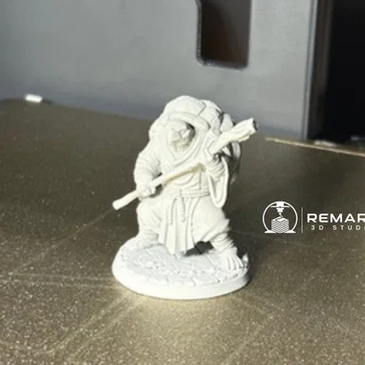 Turtle Monk Warrior – Mô hình chiến binh rùa 50mm