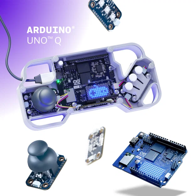 Bộ Vỏ In 3D Cho Arduino UNO Q Arcade Bundle - Image 4