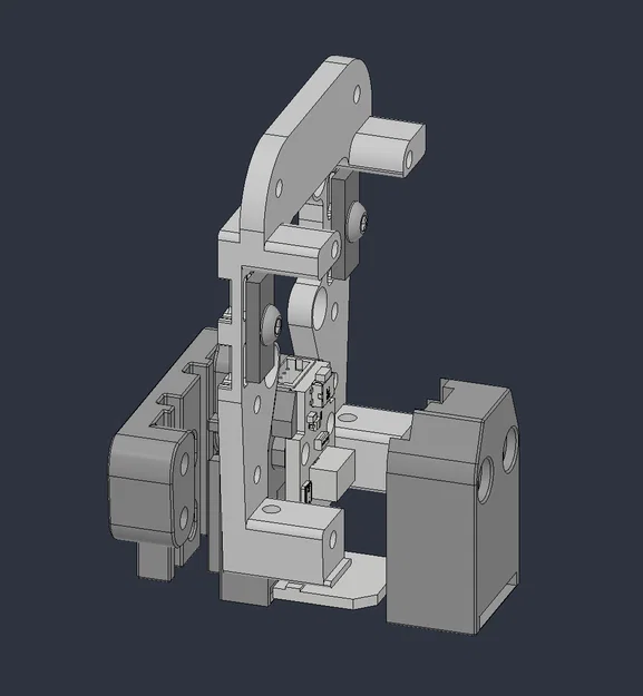 Ngàm gắn BTT Eddy cho đầu in XOL CNC có thể điều chỉnh độ cao - Image 2