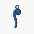 Bông tai hình lá dương xỉ non (Fiddlehead Fern Earring) - Thumbnail 1