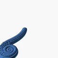 Bông tai hình lá dương xỉ non (Fiddlehead Fern Earring) - Thumbnail 2