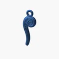 Bông tai hình lá dương xỉ non (Fiddlehead Fern Earring) - Thumbnail 4