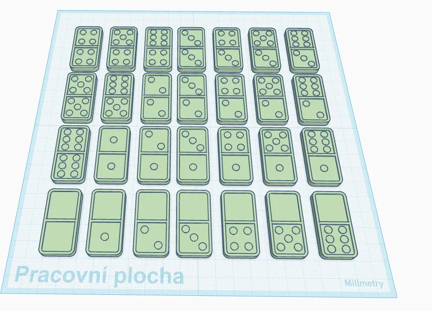 Bộ cờ Domino cổ điển tự in 3D - Thiết kế đẹp và dễ in tại nhà - Image 2
