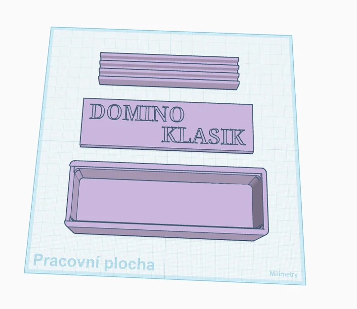 Bộ hộp đựng và giá đỡ quân cờ Domino in 3D siêu gọn - Image 6