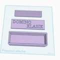 Bộ hộp đựng và giá đỡ quân cờ Domino in 3D siêu gọn - Thumbnail 6
