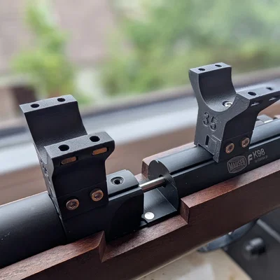 Ngàm gắn ống ngắm cho ray Dovetail 11mm (Ống 1 inch/25.4mm)