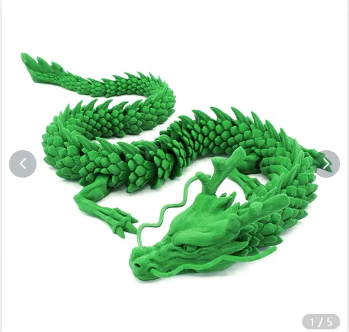 Mô hình rồng xanh phương Đông in 3D linh hoạt đầy nghệ thuật - Image 2