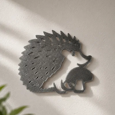 Tranh Treo Tường Chú Nhím Dễ Thương (Cute Hedgehog Wall Art)