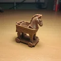 Hộp đựng đồ để bàn hình Ngựa thành Troy - Thumbnail 2