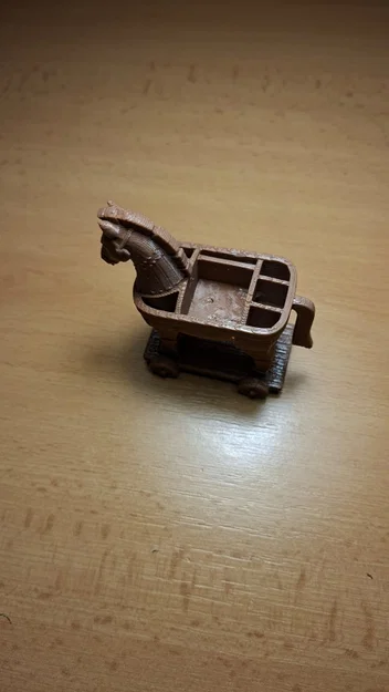 Hộp đựng đồ để bàn hình Ngựa thành Troy - Image 3