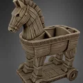 Hộp đựng đồ để bàn hình Ngựa thành Troy - Thumbnail 5