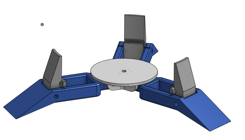 Chân đế gấp gọn cho bình gas Campingaz CV470 in 3D - Image 1