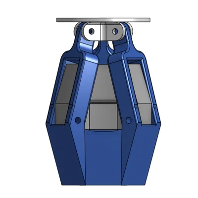 Chân đế gấp gọn cho bình gas Campingaz CV470 in 3D