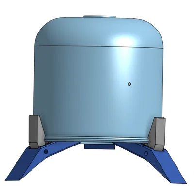 Chân đế gấp gọn cho bình gas Campingaz CV470 in 3D