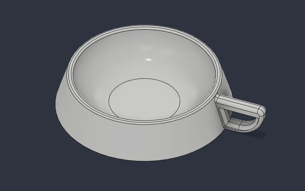 Mẫu in 3D bát ăn cho mèo Cat Cap đơn giản, dễ in - Image 1