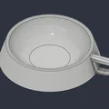 Mẫu in 3D bát ăn cho mèo Cat Cap đơn giản, dễ in - Thumbnail 1