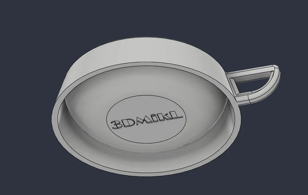 Mẫu in 3D bát ăn cho mèo Cat Cap đơn giản, dễ in - Image 2