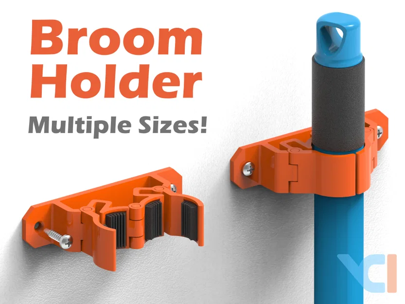 Giá treo chổi thông minh Grippy Broom Holder - Image 1