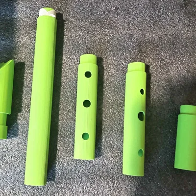 Low D Tinwhistle (Lòng trong 22mm, bao gồm miệng thổi và thân kèn in 3D)