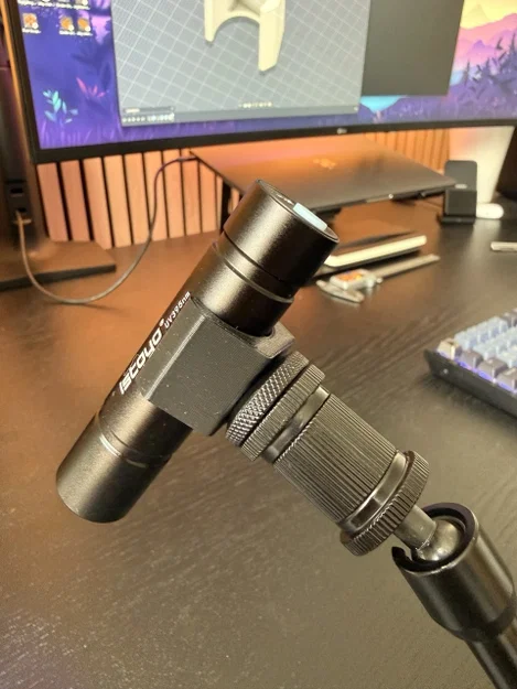 Kẹp Đèn Pin UV Cho Tripod 3/8" - Image 1