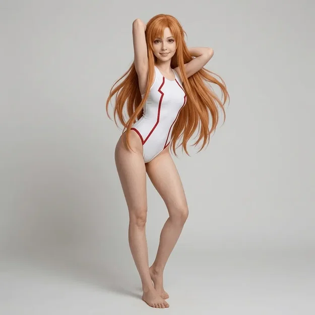 Mô hình Anime Art - Sexy New Swimsuit in 3D nghệ thuật - Image 1