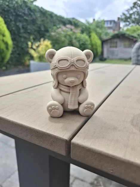 Mô hình Gấu Phi Công Cổ Điển (Vintage Aviator Bear) - Image 1