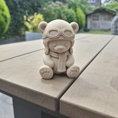 Mô hình Gấu Phi Công Cổ Điển (Vintage Aviator Bear)