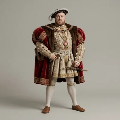 Mô hình 3D nhân vật lịch sử Henry VIII độc đáo