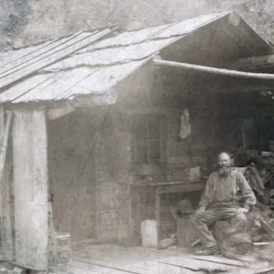 Mô hình 3D tiểu cảnh miền Tây Prospector Archie Smith độc đáo