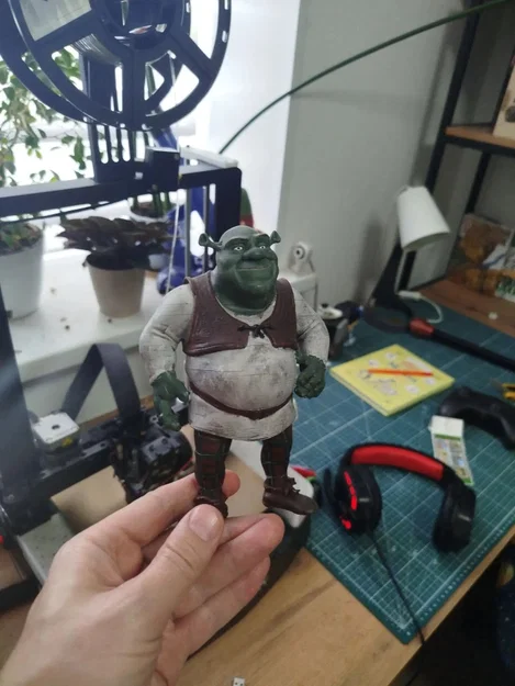 Mô hình 3D gã chằn tinh (Green Ogre) - File in 3D cho fan hoạt hình - Image 1