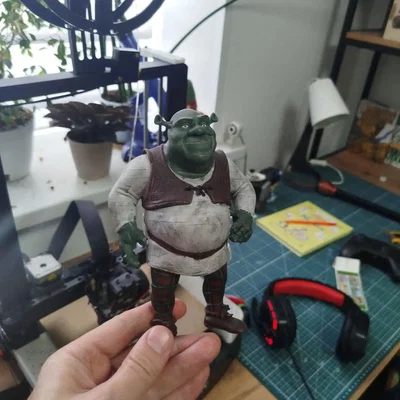 Mô hình 3D gã chằn tinh (Green Ogre) - File in 3D cho fan hoạt hình