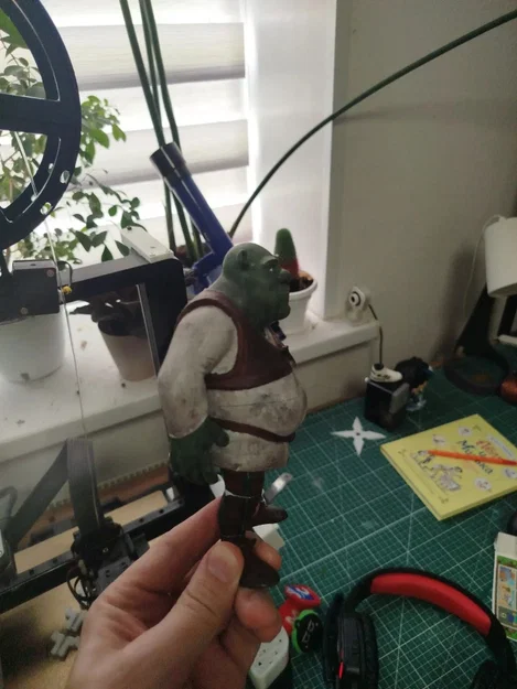 Mô hình 3D gã chằn tinh (Green Ogre) - File in 3D cho fan hoạt hình - Image 3