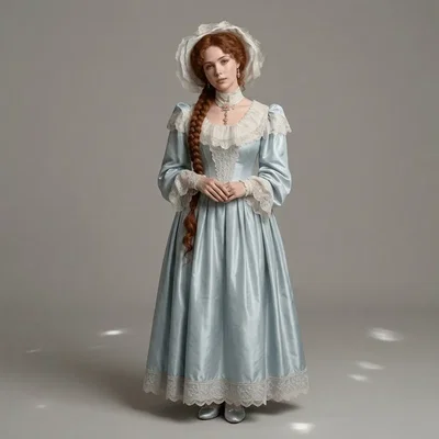 Mô hình 3D Victorian Art - Melancholy in Blue cổ điển