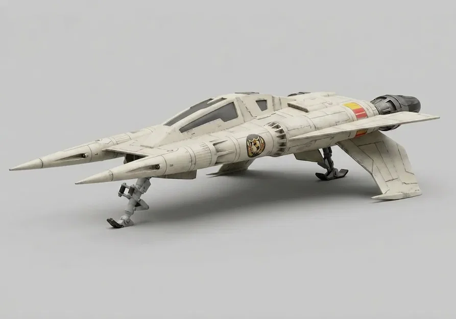 Mô hình phi thuyền Thunderfighter (Buck Rogers) in 3D cực chất - Image 1